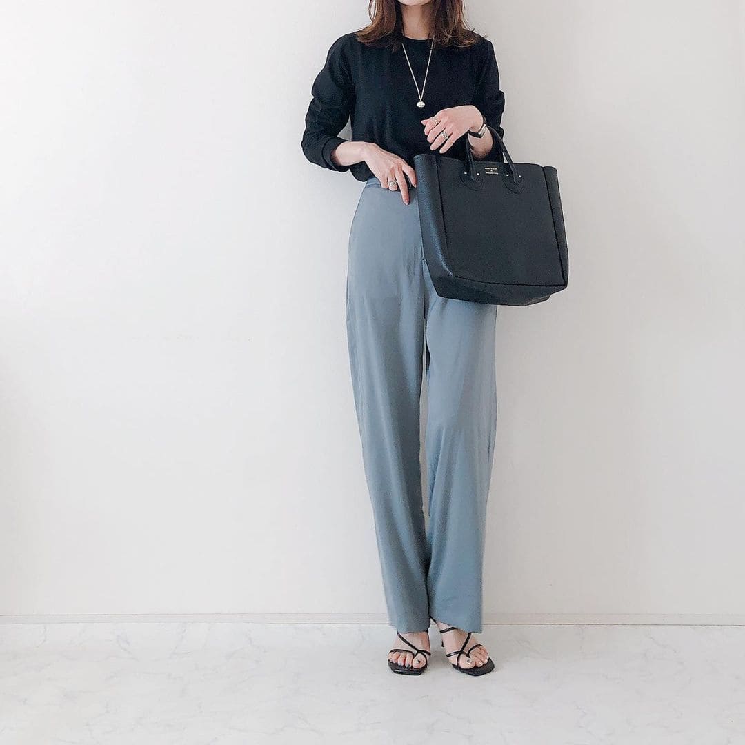 1週間着回しコーディネートの金曜日ファッション